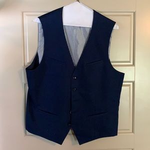 Express Navy Blue Suit Vest